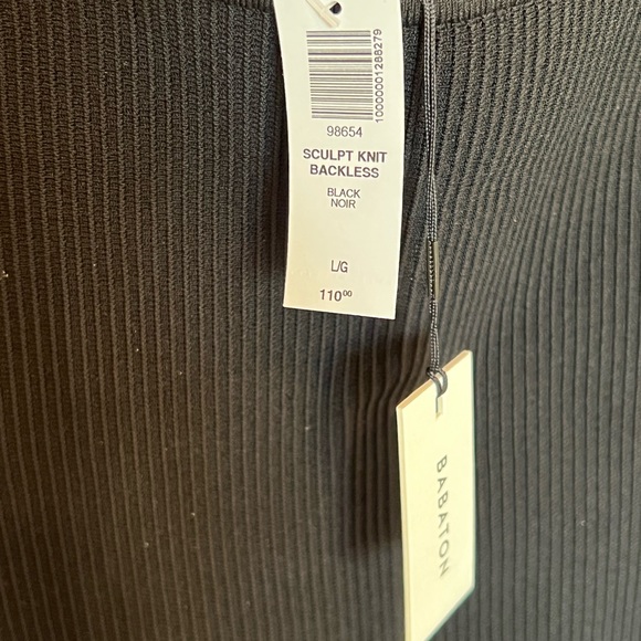 NWT Babaton Sculpt Knit Backless Halter Dress - Picture 4 of 4